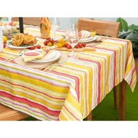 Yihomer Indoor Outdoor Tabletop For Spring Summer Decorations Picnics And Dinner Parties Stain And Water Resistant Crayon Ar