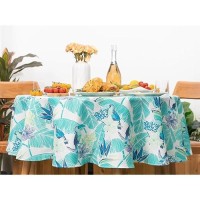 Yihomer Indoor Outdoor Tabletop For Spring Summer Decorations Picnics And Dinner Parties Stain And Water Resistant Jungle Ca