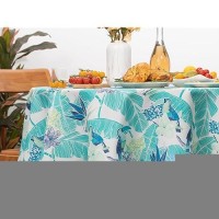 Yihomer Indoor Outdoor Tabletop For Spring Summer Decorations Picnics And Dinner Parties Stain And Water Resistant Jungle Ca