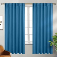 Bgment Window Curtains For Bedroom 72 Inch Rod Pocket And Back Tab Thermal Insulated Room Darkening Curtains For Living Room