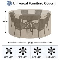 Outdoorlines Outdoor Waterproof Patio Table Furniture Set Covers Round Couch Sectional Cover Outside Weatherproof Patio Furnit