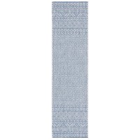 Safavieh Courtyard Collection 2 3 X 16 Blue Navy Cy8235 Indoor Outdoor Easycleaning Patio Backyard Mudroom Runnerrug