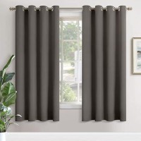 Youngstex Blackout Curtains For Bedroom Thermal Insulated With Grommet Top Room Darkening Noise Reducing Curtains For Living R