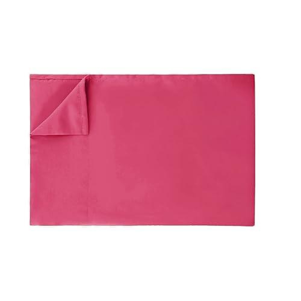 Ghooss Bedding Flat Sheets Only1 Pack Ultra Soft Brushed Microfiber Top Sheets Wrinklefreefull Hot Pink