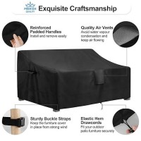 Outdoorlines Outdoor Waterproof Patio 3Seater Couch Cover Uv Resistant Patio Sofa Furniture Covers Weatherproof Heavy Duty Gl