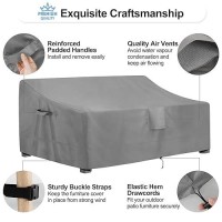 Outdoorlines Outdoor Waterproof Patio 4Seater Couch Cover Uv Resistant Patio Sofa Furniture Covers Weatherproof Heavy Duty Gl