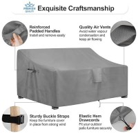 Outdoorlines Outdoor Waterproof Patio 3Seater Couch Cover Uv Resistant Patio Sofa Furniture Covers Weatherproof Heavy Duty Gl