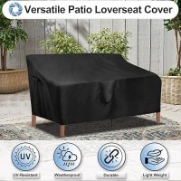 Outdoorlines Outdoor Waterproof Patio Loveseat Couch Cover Uv Resistant Patio Sofa Furniture Covers Weatherproof Heavy Duty Gl