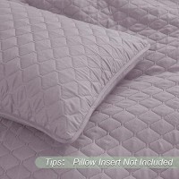 Exclusivo Mezcla Ultrasonic Reversible Twin Quilt Bedding Set With Pillow Sham Lightweight Quilts Twin Size Soft Bedspreads Be