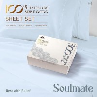 Mayfair Linen Cotton Full Size Sheet Sets 500 Thread Count 4 Pc 100 Cotton Bed Sheets 16 Deep Pocket Full Size Sheets Cot