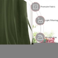 Hiasan Sheer Curtains For Living Room With Tieback Airy Breathable Voile Textured Drapes Light Filtering Grommet Window Curtain