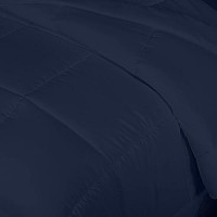 Utopia Bedding All Season Down Alternative Quilted Twin Comforter  Duvet Insert With Corner Tabs  Machine Washable  Bed Comforter (Navy)