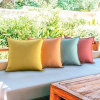 Miulee Pack Of 2 12X24 Outdoor Pillow Inserts Outdoor Throw Pillows Waterresistant Decorative Premium Lumbar Pillow Stuffer Sh