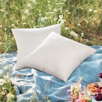 Miulee Pack Of 2 12X24 Outdoor Pillow Inserts Outdoor Throw Pillows Waterresistant Decorative Premium Lumbar Pillow Stuffer Sh