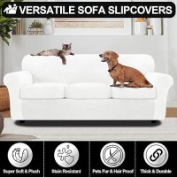 Festicorp Velvet Sofa Cover Couch Covers For 3 Cushion Couch Sofa Slipcovers For Sofas With 3 Cushions Stretch 4 Piece Couch C