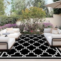 Outdoorlines Outdoor Reversible Rugs For Patio 9X12 Ft Outside Plastic Carpet Stain Uv Resistant Portable Rv Mat Straw Rug