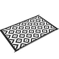 Outdoorlines Outdoor Reversible Rugs For Patio 5X8 Ft Plastic Area Rug Stain Uv Resistant Portable Rv Carpet Plastic Straw