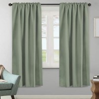 Hversailtex Blackout Curtains Thermal Insulated Window Treatment Panels Room Darkening Blackout Drapes For Living Room Back Tab