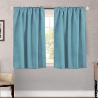 Hversailtex Blackout Curtains Thermal Insulated Window Treatment Panels Room Darkening Blackout Drapes For Living Room Back Tab