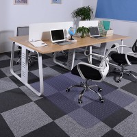 Amyracel Large Chair Mat For Low Pile Carpet, 60'' X 46'' Clear, Easy Glide Rolling Plastic Floor Mat For Office Chair On Carpet Protection For Work, Home, Phthalate Free (46'' X 60'' Rectangle)