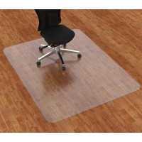 Amyracel Office Chair Mat For Hardwood Floor, 45??X 53??Clear Desk Chair Mat For Hard Floors, Easy Glide Floor Protector Mat For Office Chairs