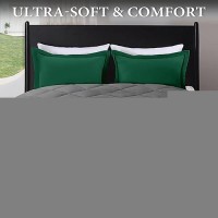 Downluxe Twin Comforter Set Dark Green And Grey Twin Comforter Soft Bedding Sets For All Seasons 2 Pieces 1 Comforter 66