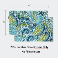 Magpie Fabrics Pack Of 2 Outdoor Indoor Lumbar Pillow Covers 12