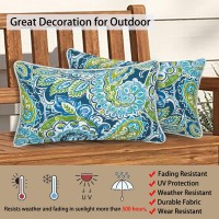 Magpie Fabrics Pack Of 2 Outdoor Indoor Lumbar Pillow Covers 12