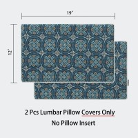 Magpie Fabrics Pack Of 2 Outdoor Indoor Lumbar Pillow Covers 12