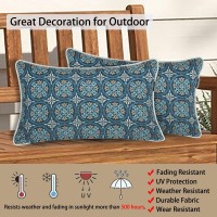 Magpie Fabrics Pack Of 2 Outdoor Indoor Lumbar Pillow Covers 12