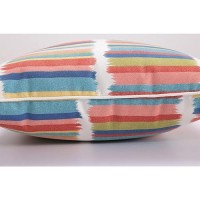 Pillow Perfect Stripe Indooroutdoor Accent Throw Pillow Plush Fill Weather And Fade Resistant Lumbar 165 X 245 Off