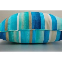 Pillow Perfect Stripe Indooroutdoor Accent Throw Pillow Plush Fill Weather And Fade Resistant Large Throw 185 X 185