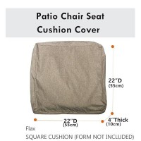 Youngseahome Patio Seat Cushion Covers Washable Slip Covers Replacement Waterproof Outdoor Furniture Chair Cushion Pillow Seat C