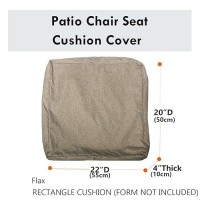 Youngseahome Patio Seat Cushion Covers Washable Slip Covers Replacement Waterproof Outdoor Furniture Chair Cushion Pillow Seat C