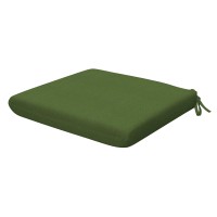 Honeycomb Indooroutdoor Textured Solid Artichoke Green Universal Seat Cushion Recycled Fiberfill Weather Resistant Comfortab