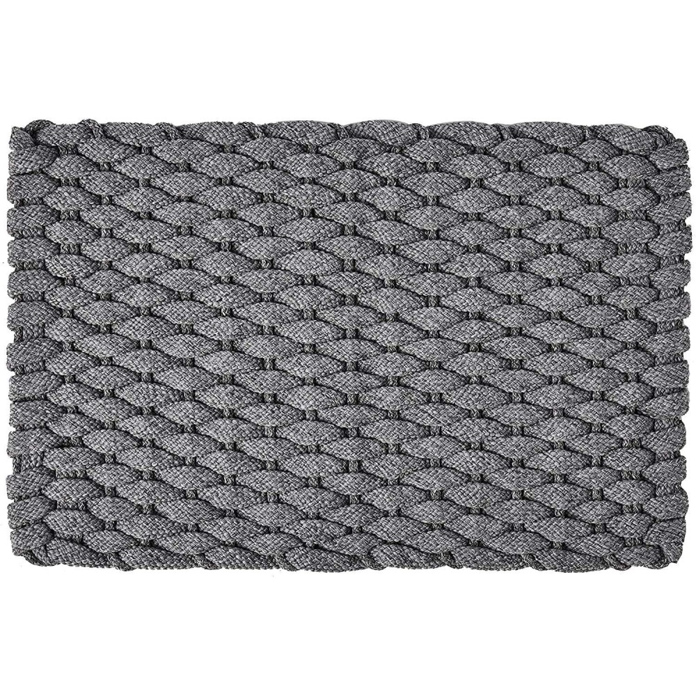 Rockport Rope Doormats 2034206P Premium Indoor Outdoor Doormats 20X34 Gray