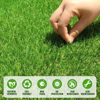 Freadem Artificial Grass Turf For Pet Dogs 11 X 64 Fake Grass Lawn With Drain Holes Indoor Outdoor Synthetic Grass Mat For G