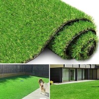 Freadem Artificial Grass Turf For Pet Dogs 11 X 82 Fake Grass Lawn With Drain Holes Indoor Outdoor Synthetic Grass Mat For G