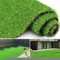 Freadem Artificial Grass Turf For Pet Dogs 13 X 74 Fake Grass Lawn With Drain Holes Indoor Outdoor Synthetic Grass Mat For G