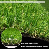 Weidear Artificial Grass 3 Ft X 53 Ft  0.8 Inch Fake Grass Mat  4 Tones Synthetic Turf Rug  Indoor Outdoor Turf Grass For Dogs Pets/Patio Lawn Landscape Garden  Customized Sizes