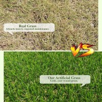 Weidear Artificial Grass 3 Ft X 53 Ft  0.8 Inch Fake Grass Mat  4 Tones Synthetic Turf Rug  Indoor Outdoor Turf Grass For Dogs Pets/Patio Lawn Landscape Garden  Customized Sizes