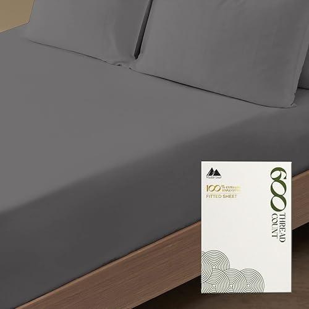 Mayfair Linen Twin Xl Fitted Sheet Only 100 Egyptian Cotton 600 Thread Count Deep Pocket Fitted Sheet Twin Xl Cooling Sateen