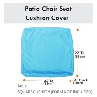 Youngseahome Patio Seat Cushion Covers Washable Slip Covers Replacement Waterproof Outdoor Furniture Chair Cushion Pillow Seat C