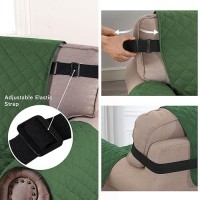 Hversailtex Water Resistant Dog Chair Cover Reversible Chair Couch Slipcover Quilted Furniture Protector With Elastic Strap Was