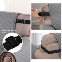 Hversailtex Reversible Chair Couch Covers For 1 Cushion Couch Sofa Water Resistant Chair Slipcover Quilted Chair Cover Super An