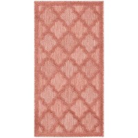 Nourison Easy Care Indooroutdoor Coralorange 2 X 4 Area Rug Easy Cleaning Non Shedding Bed Room Living Room Dining Room