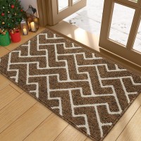 Hicorfe Door Mat Indoor Doormat 24X35 Front Back Door Nonslip Mat Backing Lowprofile Entrance Mats Absorbent Resist Dirt