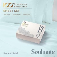 Mayfair Linen Twin Sheets Set Cotton 500 Thread Count 100 Cotton Twin Sheet Set 3 Pc Twin Sheets Cooling Luxury Sateen Sh