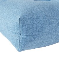 Greendale Home Fashions Outdoor 44 X 22-Inch High Back Chair Cushion, Set Of 2, Denim 2 Count