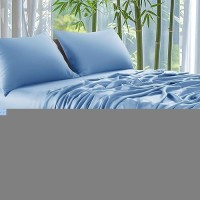 Shilucheng 100 Viscose Derived From Bamboo Sheets Cal King Size 4Pcs Ultra Cooling Silky Soft Bed Sheets 16 Deep Pocket